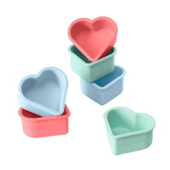 Lurch Muffin-Herz Aus Silikon, 6er-Set