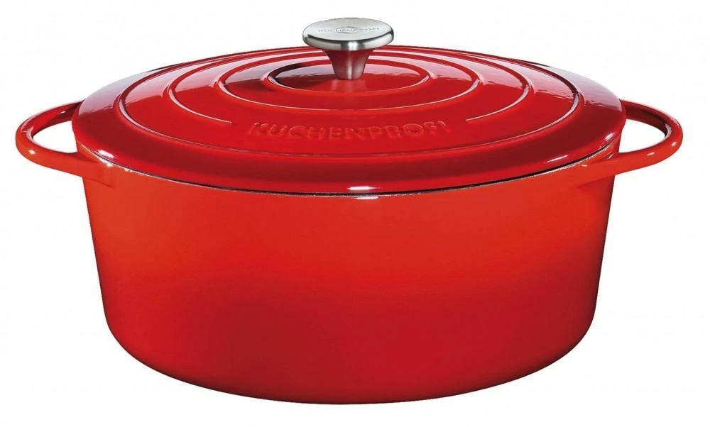 Küchenprofi Gänsebräter Oval Provence In Rot