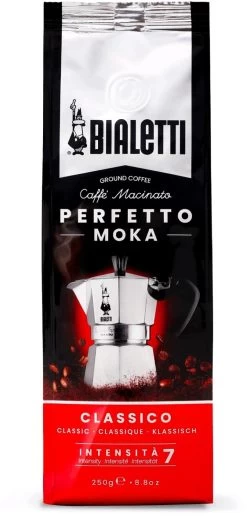 Bialetti Gemahlener Kaffee Perfetto Moka Classico 250g
