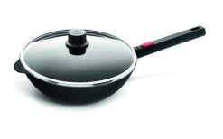 Woll Guss-Wok Und Rührpfanne Diamond XR Logic Mit Deckel