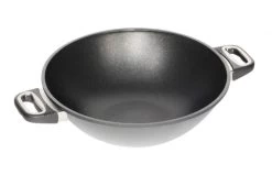 AMT Wok Aus Aluguss, 32 Cm Mit 2 Seitengriffen