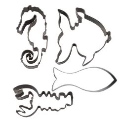 Städter Ausstechform Unterwasserwelt 7–8,5 Cm Set, 4-teilig