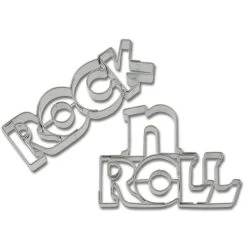 Städter Ausstechform Rock′n′Roll-Schriftzug 7 / 7,5 Cm 2-teilig