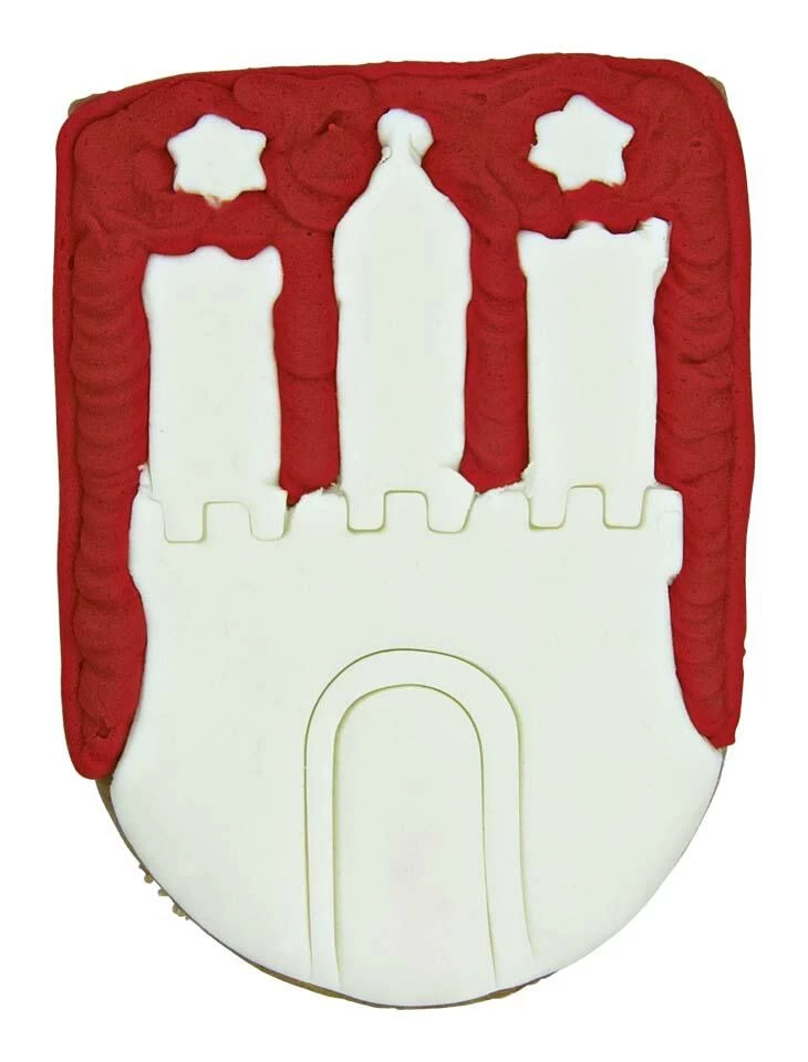 Städter Ausstechform Hamburg Wappen 10 Cm – Bild 3