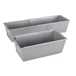 Städter Backform Kastenform 20-35 X 10,5 Cm / H 7 Cm Silber Auszieh 2.100 Ml