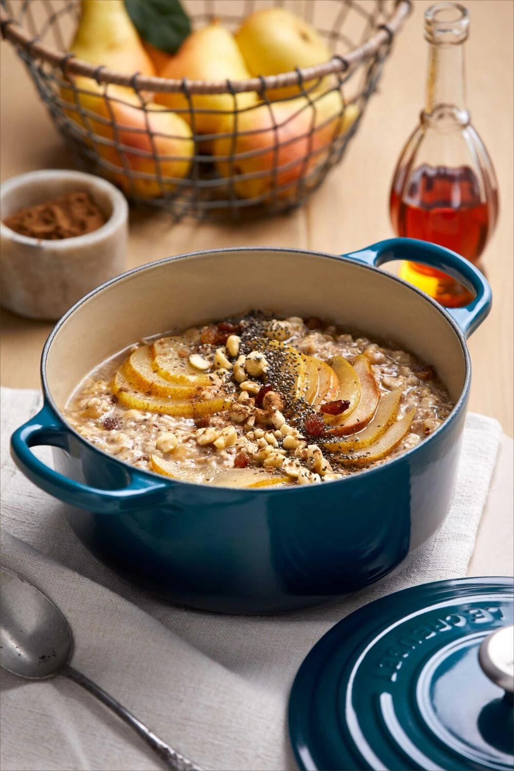 Le Creuset Bräter Signature Rund In Deep Teal – Bild 3