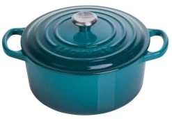 Le Creuset Bräter Signature Rund In Deep Teal
