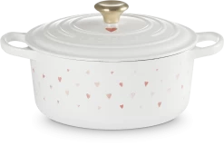 Le Creuset Bräter Signature Rund Hearts, 22 Cm