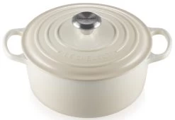 Le Creuset Bräter Signature Rund In Meringue