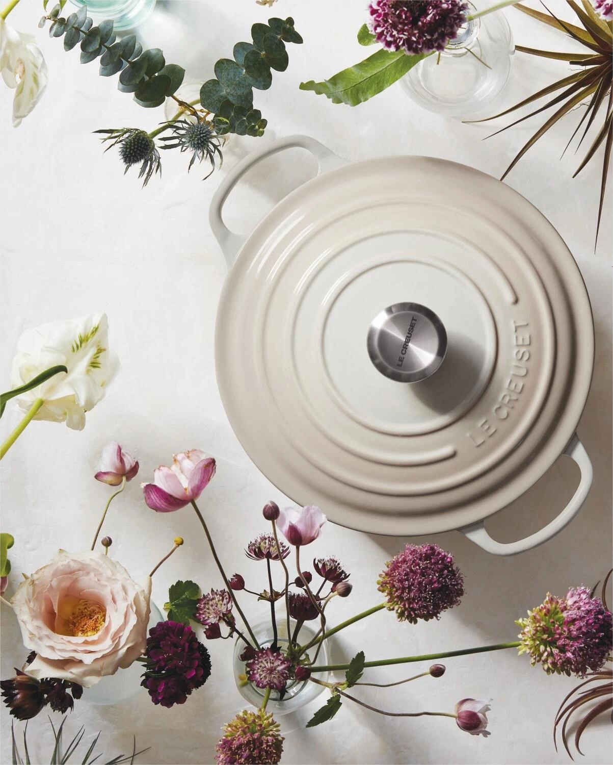 Le Creuset Familientopf La Marmite Aus Gusseisen In Meringue – Bild 2