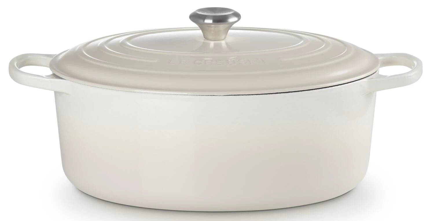 Le Creuset Bräter Signature Oval In Meringue – Bild 2