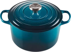Le Creuset Hoher Bräter Signature Rund In Deep Teal