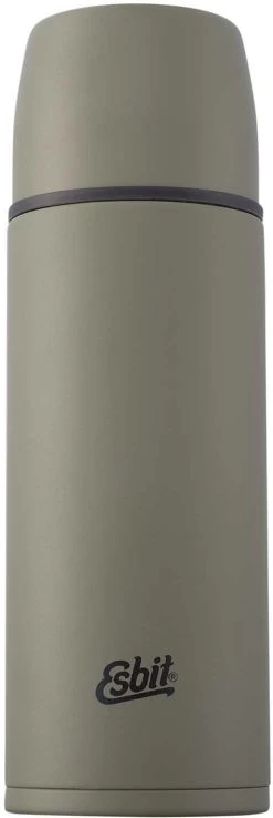 Esbit Edelstahl Isolierflasche, 1L, Olivgrün