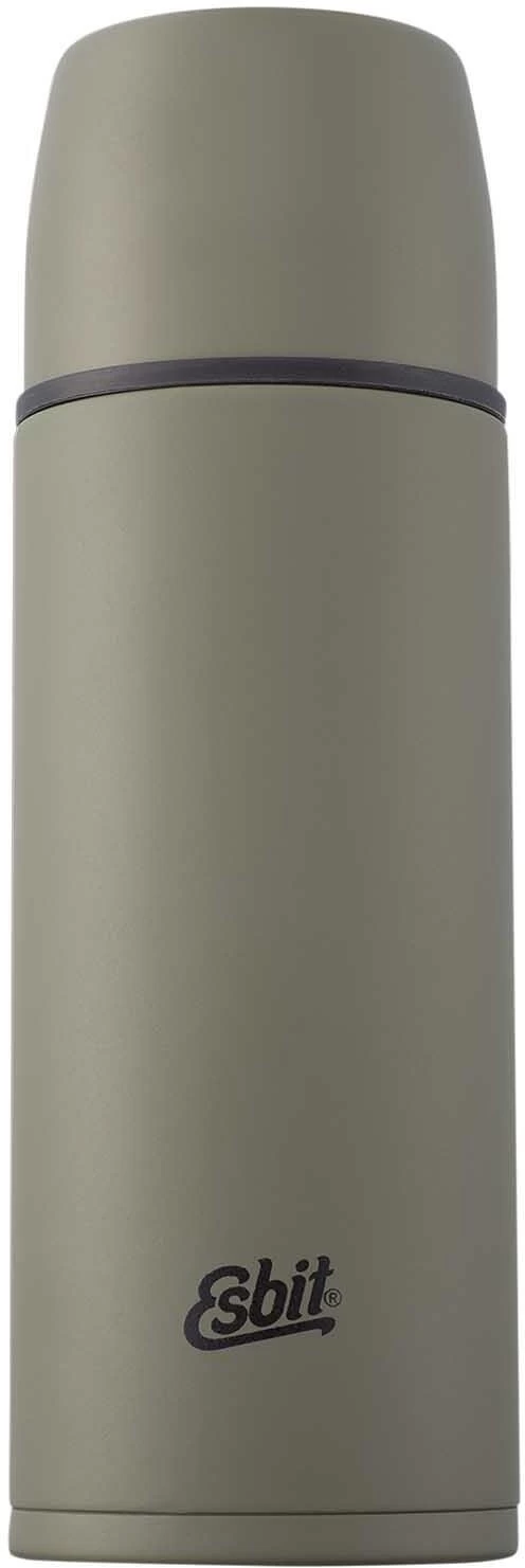 Esbit Edelstahl Isolierflasche, 1L, Olivgrün