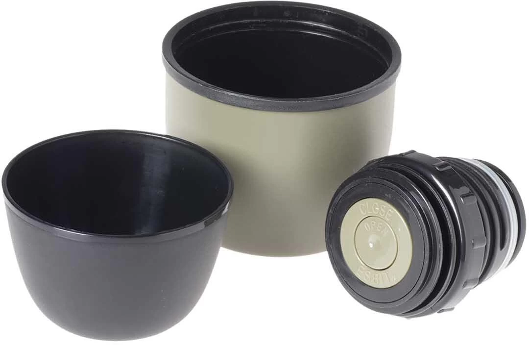 Esbit Edelstahl Isolierflasche, 1L, Olivgrün – Bild 3