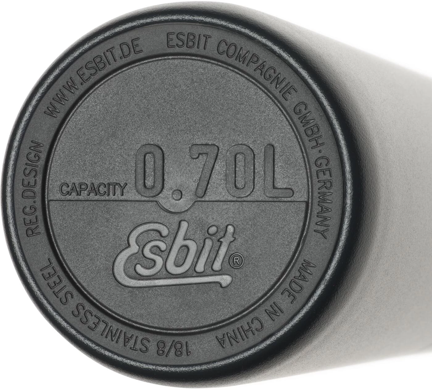 Esbit MAJORIS Edelstahl Weithals Isolierflasche "Daypack", 700ML, Schwarz – Bild 2