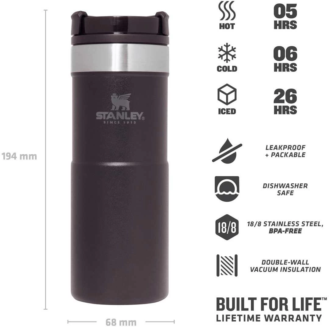 Stanley NEVERLEAK 0,35l, Schwarz – Bild 7