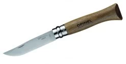 Opinel Messer, Walnuss, Größe 6, Rostfrei