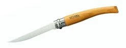 Opinel Messer Slim-Line, Größe 10, Rostfrei, Buchenholz