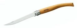 Opinel Messer Slim-Line, Größe 12, Rostfrei, Buchenholz