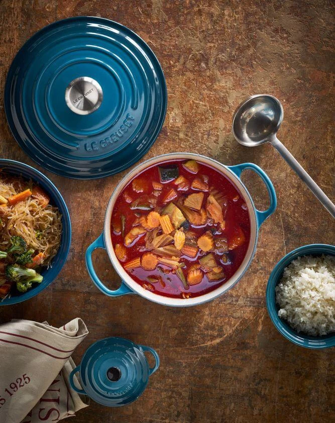 Le Creuset Bräter Signature Rund In Deep Teal – Bild 4