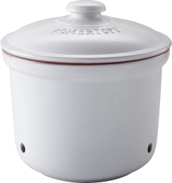 Römertopf Vorratstopf Frische-Topf MAXI PLUS, Weiß