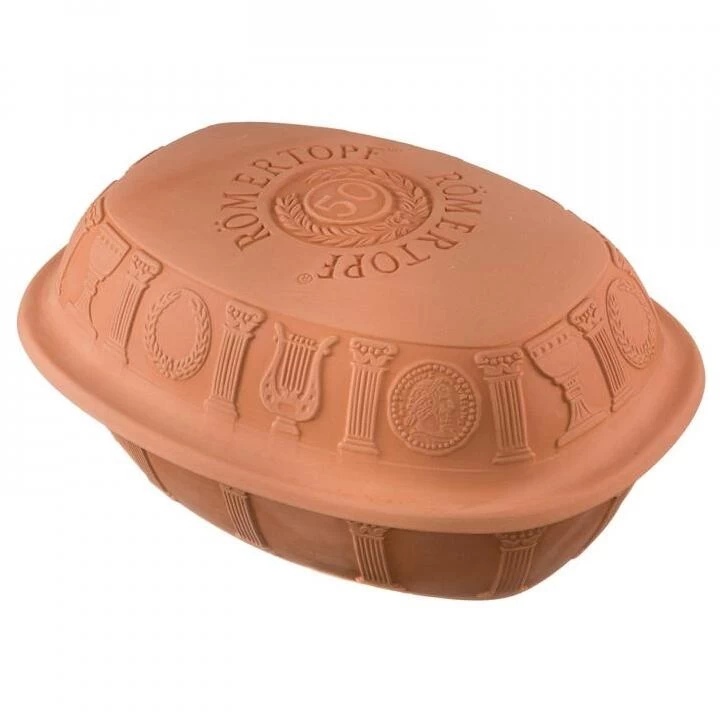 Römertopf Jubiläums-Bräter 50 Jahre, Groß – Bild 2