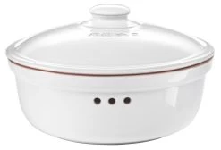 Römertopf Brot-Frischetopf Rund, Weiß