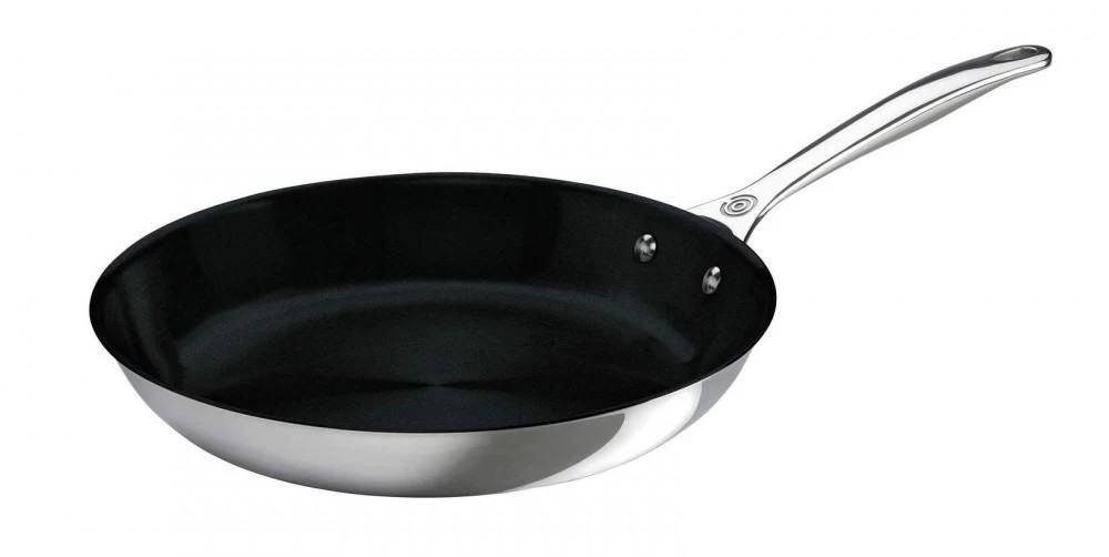 Le Creuset Pfanne 3-ply PLUS Flach Antihaft
