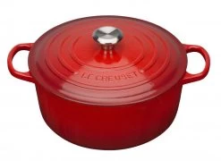 Le Creuset Bräter Signature Rund In Kirschrot