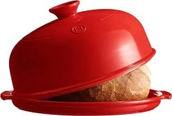 Emile Henry Brotbackform-Set In Granatapfel