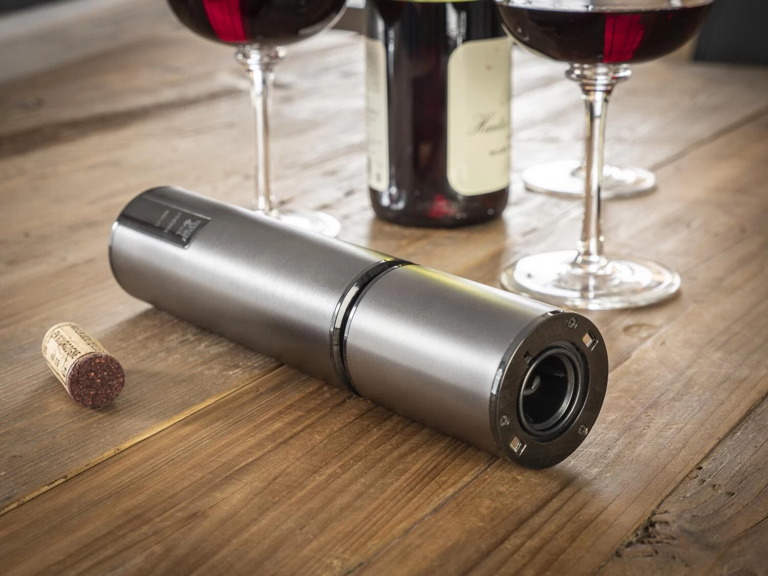 PEUGEOT Elektrischer Korkenzieher Elis Touch Mit Akku, Carbon – Bild 7