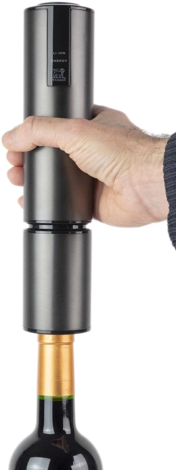 PEUGEOT Elektrischer Korkenzieher Elis Touch Mit Akku, Carbon – Bild 5