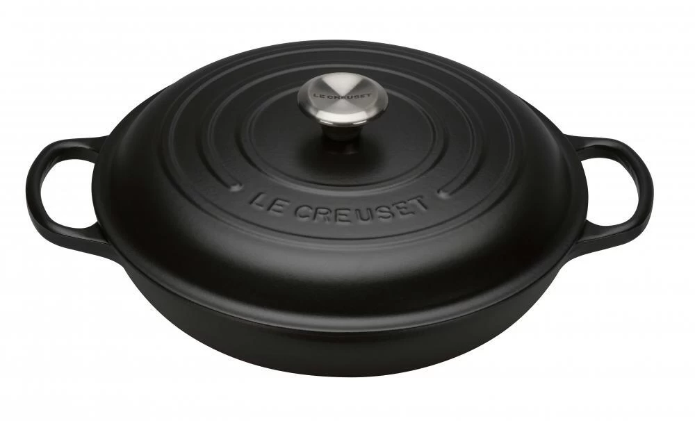 Le Creuset Gourmet-Profitopf Signature In Schwarz (schwarze Innen-Emaille)
