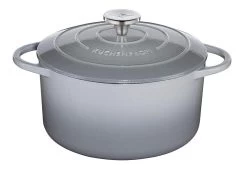 Küchenprofi Bratentopf Rund Aus Gusseisen Provence In Grau