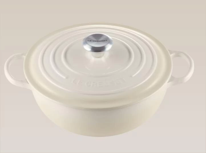 Le Creuset Familientopf La Marmite Aus Gusseisen In Meringue – Bild 3