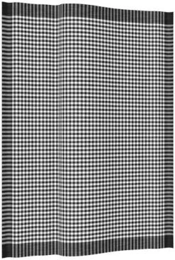 Geschirrtuch Classic Karo Klein Von Meyer-Mayor, Schwarz