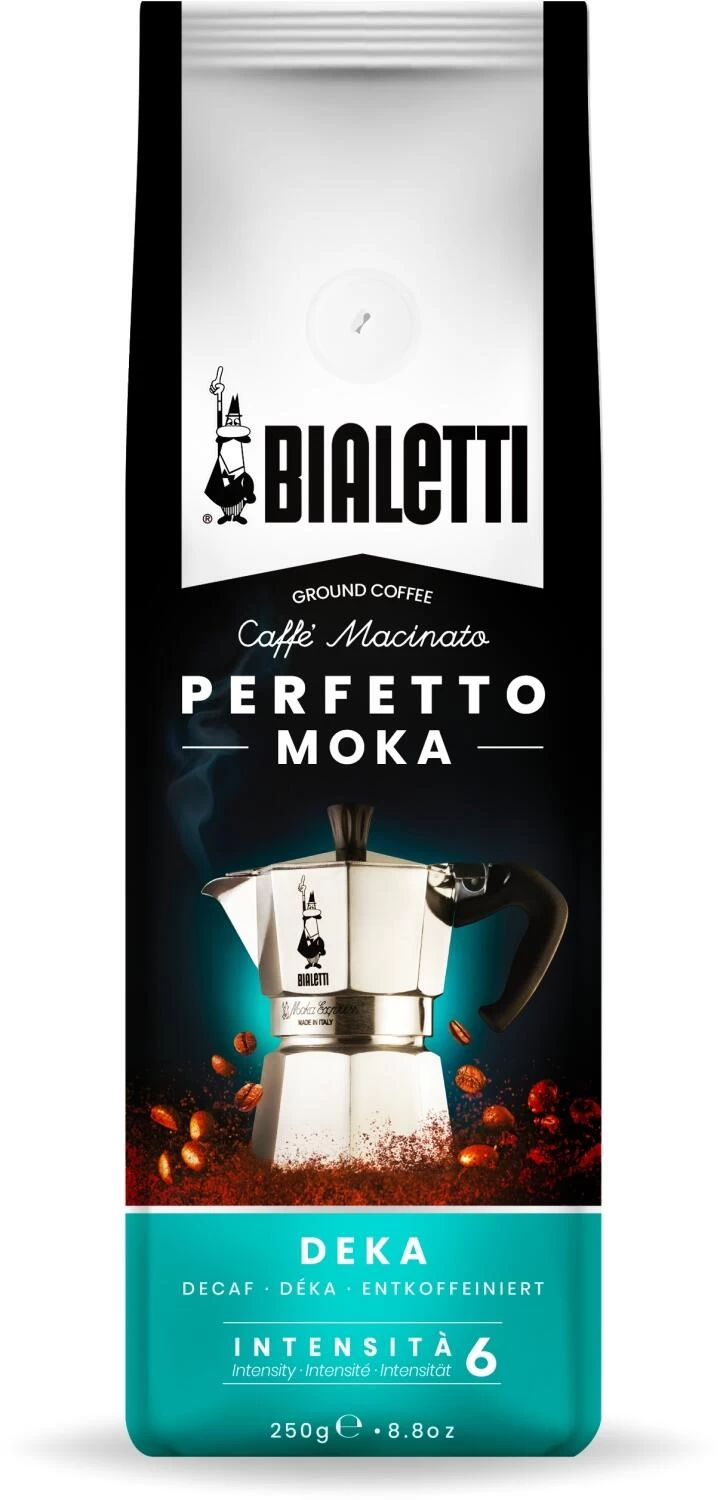 Bialetti Gemahlener Kaffee (entkoffeiniert) Perfetto Moka Deka 250g