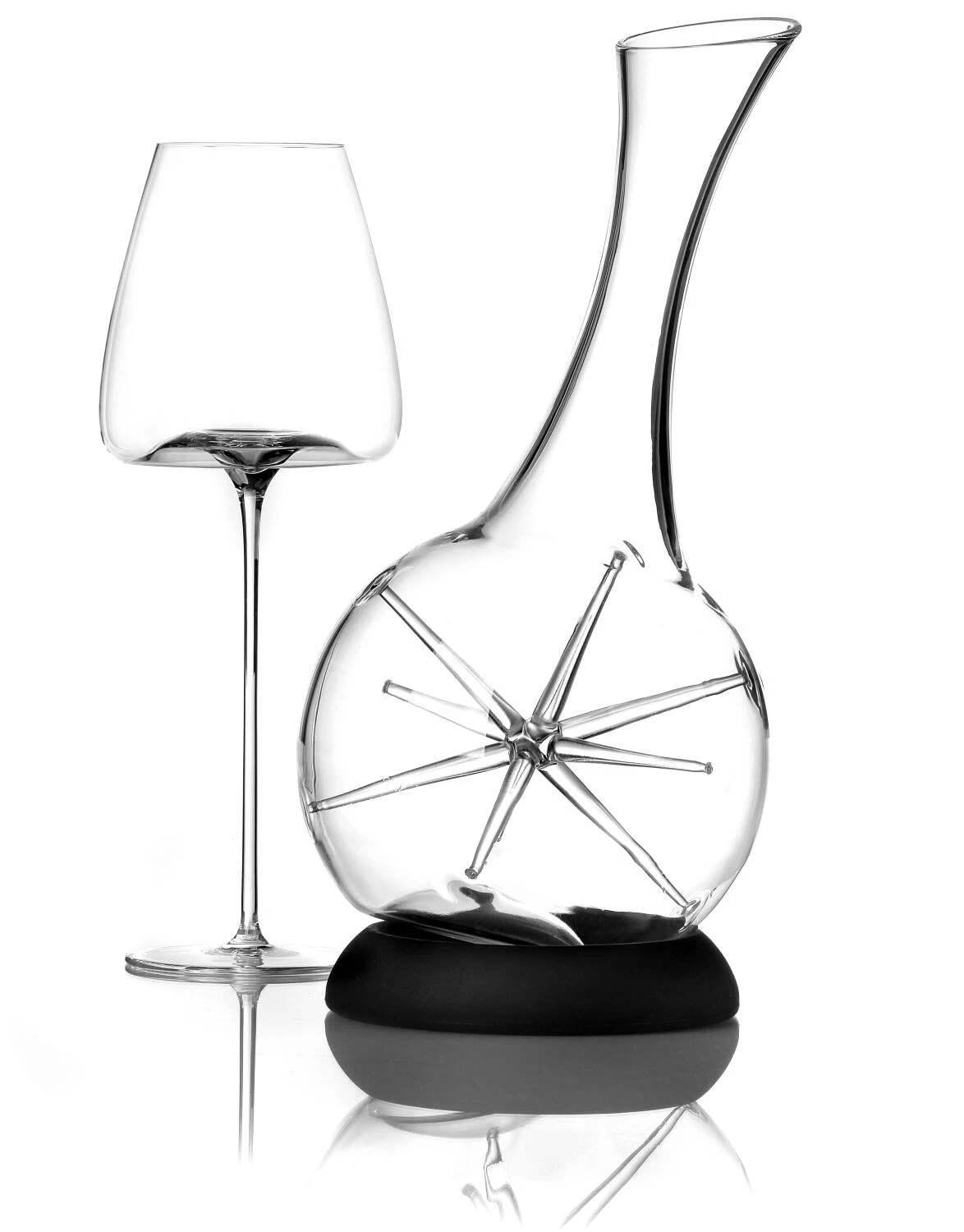 Zieher Dekanter/Karaffe Star Mit Standfuß – Bild 2