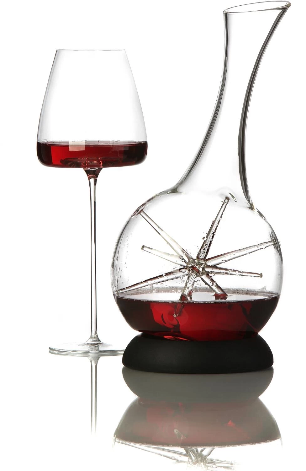 Zieher Dekanter/Karaffe Star Mit Standfuß – Bild 3