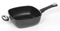 AMT Eckpfanne Aus Aluguss Mit Griff Und Stiel Für Induktion