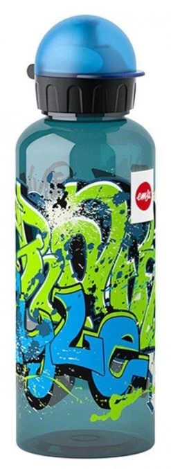 Emsa Teens Tritan Trinkflasche Graffiti Mit Trinkverschluss
