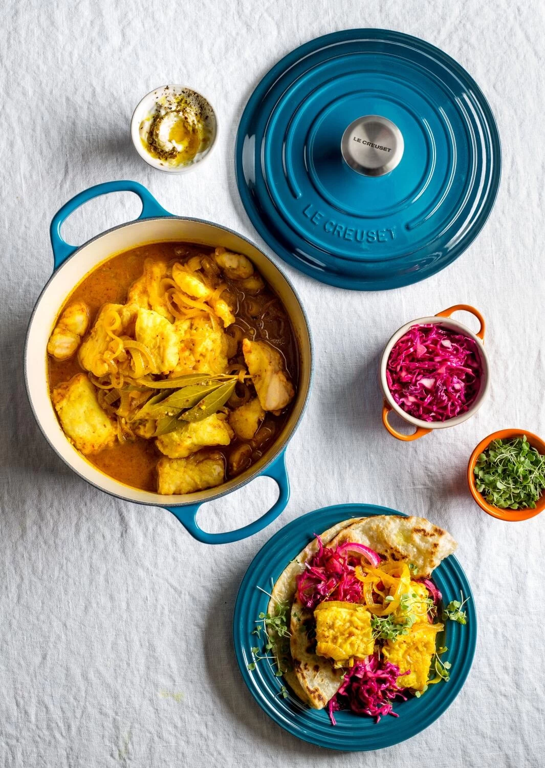 Le Creuset Bräter Signature Rund In Deep Teal – Bild 5