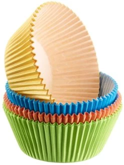 Westmark 80 Muffin Papier-Backförmchen, 4-farbig Sortiert