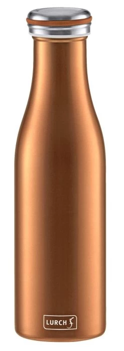 Lurch Isolierflasche In Bronze-metallic, Doppelwandig